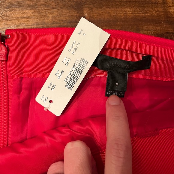 J Crew Ruffle Wool Mini Skirt - Picture 5 of 7